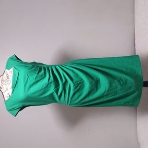 Calvin Klein Green Pleated Dress Size 10 NWT $125